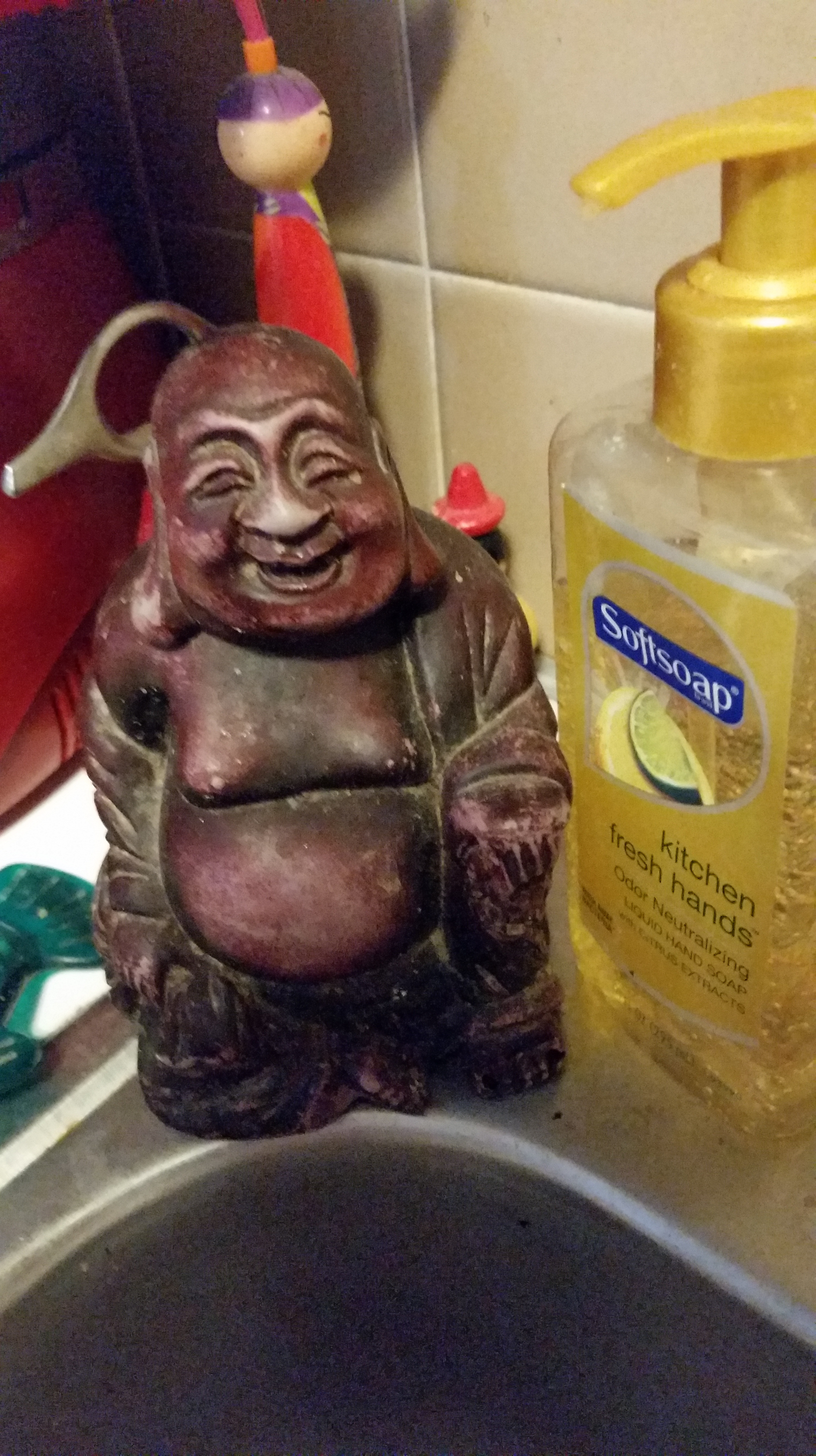 My Buddha by the sink