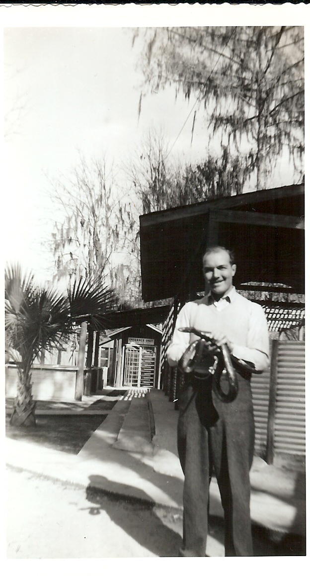Dad with Snake